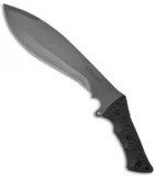 Schrade Jethro Fixed Blade Machete Knife Black TPE (11.6" Gray) SCHF48