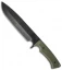 Medford Bonfire Fixed Blade Knife OD Green G-10 (7.5" Black PVD) MKT