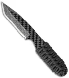 Schwartz Tactical Lifeline EDC Tanto Fixed Blade Knife CF (3" CF/Ti)