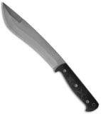 EnTrek Destroyer Large Fixed Blade Knife (8.75" Bead Blast Plain)