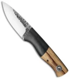 Fiddleback Forge Bushnub Fixed Blade Knife Marblewood (3.25" Satin)