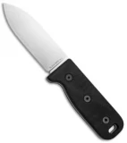 Ontario OKC Black Bird SK-4 Fixed Blade Knife Black G-10 (4" Satin)