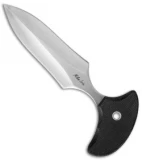 Mike Irie Version 2 Push Dagger Knife Black Linen Micarta (3.50" Satin)