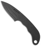 Bastion Carbon Fiber EDC Curved Fixed Blade Knife (2.25" Plain) BSTN06
