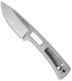 Chaves RCK-9 Pocket Carry Fixed Blade Knife (3" Stonewash)