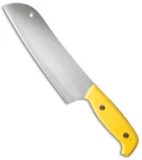 Svord Kiwi Santoku Chef Fixed Blade Knife Yellow (7.25" Satin)