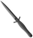 Mil-Tac MTD-1 Fixed Blade Dagger Knife Black Micarta (7.00" Black)