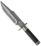 Marfione Custom Knives Interceptor Survival Knife Bronzed (7.875" Damascus)
