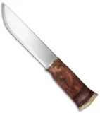 Karesuando Kniven Huggaren Fixed Blade Knife Curly Birch (7.125" Satin)