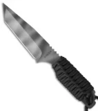 Strider Knives DB-L Tanto Knife Black Paracord (4" Tiger Stripe)