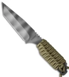 Strider Knives DB-L Tanto Knife Coyote Paracord (4" Tiger Stripe)