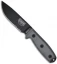 ESEE Knives ESEE-4S Fixed Blade Knife (4.5" Black Serr)