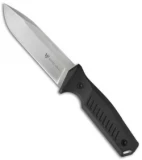 Steel Will Knives Cager 1410 Fixed Blade Knife Black G-10 (4.375" Satin)