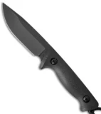 Treeman Knives Recon Hunter Black Ops Knife Black G-10 (4.375" Black)
