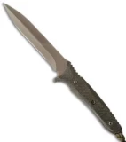 Spartan Blades Breed Fighter Dagger Knife Green Micarta (5.5" FDE)