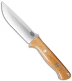 Bark River Knives Bravo 1.25 Fixed Blade Natural Canvas Micarta (5" CPM-3V)