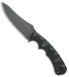 Wilmont Knives Persian Fixed Blade Knife Black G-10 (4.125" Acid SW)