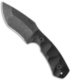Wilmont Knives EDC Fixed Blade Knife Black G-10 (2.875" Acid Wash)