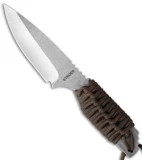 Strider Model SA-L Fixed Blade Knife Coyote Cord Wrap (4" Stonewash)