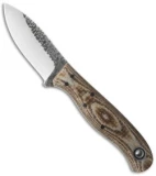 Fiddleback Forge Toboggan Knife Rattlesnake Burlap (2.875" Satin)