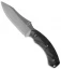 Southern Grind Jackal Fixed Blade Knife Black G-10 (4.75" Gray)
