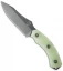 Southern Grind Jackal Fixed Blade Knife Jade Ghost Green G-10 (4.75" Gray)