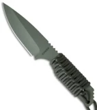 Strider Model SA-L Fixed Blade Knife OD Green Cord Wrap (4" OD Green)