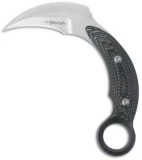 Mil-Tac Knives Jerry Hossom Kerambitch Karambit Knife Black/Grey (3.25" Satin)
