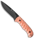 Puma IP Knives Pantera Fixed Blade Knife Red Micarta (4.5" Black)