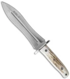 Puma Knives Ibice Hunting Fixed Blade Knife Stag Horn (8.5" Satin)