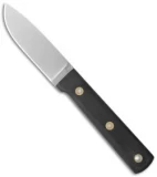 LT Wright Knives Maverick Scout Fixed Blade Knife Black Micarta (3.75" Satin)