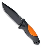 Hogue Knives EX-F02 Clip Point Fixed Blade Hunter Orange (4.5" Black) 35254