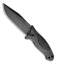 Hogue Knives EX-F02 Clip Point Fixed Blade Black (4.5" Black) 35250