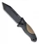 Hogue Knives EX-F02 Tanto Fixed Blade Knife Flat Dark Earth (4.5" Black) 35243