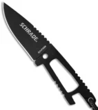 Schrade Mini Fixed Blade Neck Knife (2.1" Black) SCHF5SM