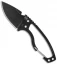 DPx Gear HEAT Hiker Fixed Blade Knife (2.5" Black) DPHTX019
