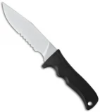 Maxpedition Medium Short Clip Point Knife (5.5" Bead Blast Serr) MSCP2