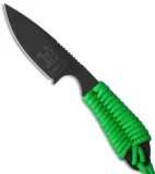 White River Knives Backpacker Knife Reflective Green Paracord (3" Black)