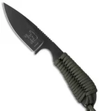 White River Knives Backpacker Knife OD Green Paracord (3" Black)