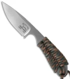 White River Knives Backpacker Knife Green Camo Paracord (3" Stonewash)