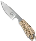 White River Knives Backpacker Knife Desert Camo Paracord (3" Stonewash)