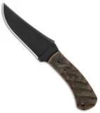 Winkler Knives Belt Knife WASP Canvas Laminate (4.75" Black)