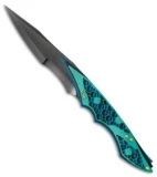 Dew Hara Custom SAN Fixed Blade Knife Green (5.25" Black) Japan