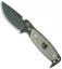 DPx H.E.S.T. Original Fixed Blade Knife Micarta (3.125" OD Green)
