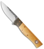 Fiddleback Forge Patch Knife OD Green/Canary Wood (3.125" Satin)