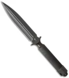 Microtech Marfione Custom ADO-L Large Fixed Blade Knife (6" DLC Stonewash)