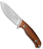 Dendra Russian Bear Fixed Blade Skinner Knife Santos Wood (4.3" Satin)