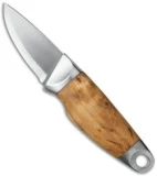 Brusletto Fjell Fixed Blade Knife Birch Wood (3" Satin) Norway