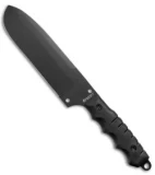 Maserin Tactical Machete Fixed Blade Knife (8.75" Black) 911