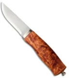 Brusletto Norges-Kniven Knife Curly Birch (3.75" Satin) Norway